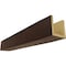 Ekena Millwork 3-Sided (U-beam) Sandblasted Endurathane Faux Wood Ceiling Beam, Premium Hickory, 6"W x 8"H  x 8'L BMSD3C0060X080X096ZH - alternate 1